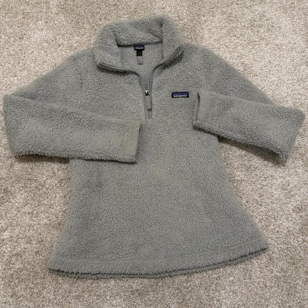 Cozy Patagonia Quarter-Zip Fleece |‎ Grey | Medium
